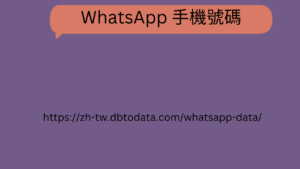 WhatsApp 手机号码